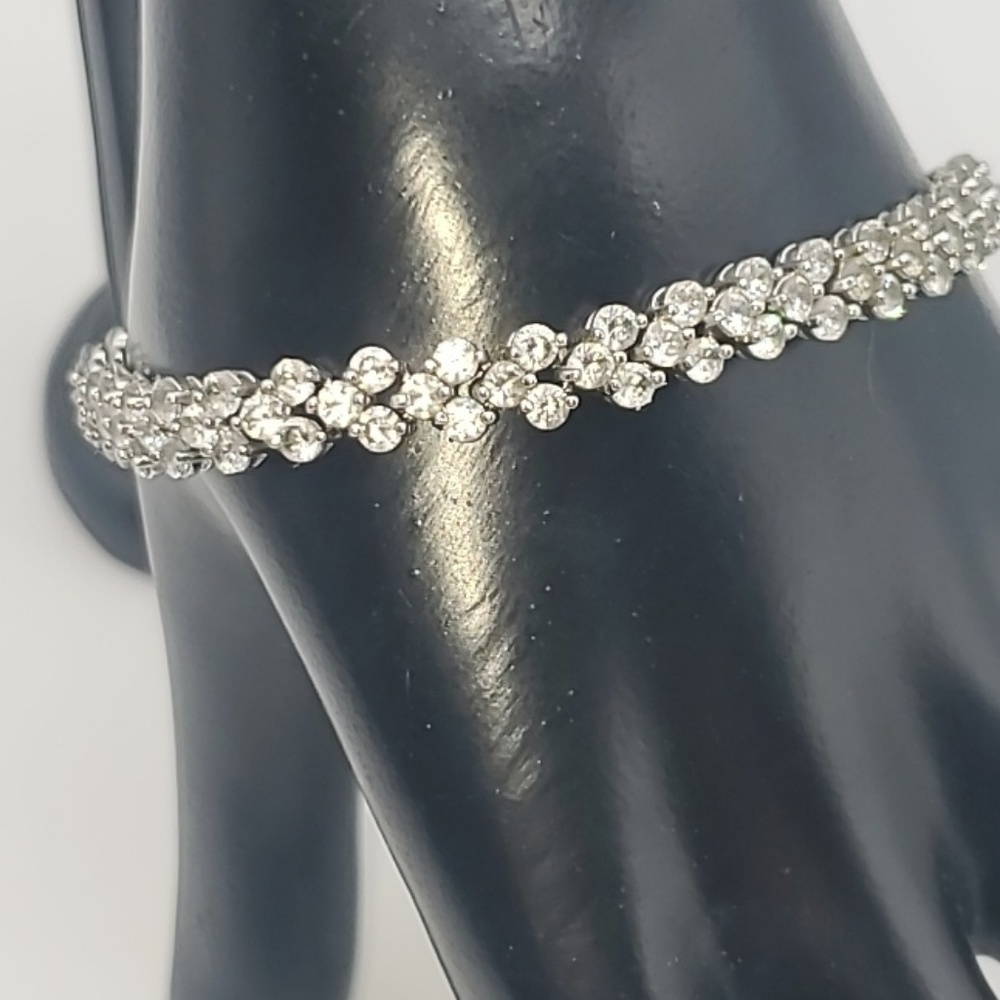 925 STERLING SILVER CZ TENNIS BRACELET